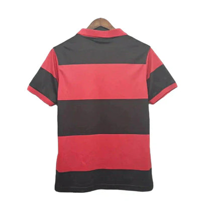 Camisa Flamengo 1982/83 Home Vermelha e Preto Retrô
