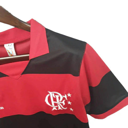 Camisa Flamengo 1982/83 Home Vermelha e Preto Retrô