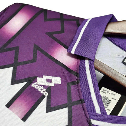 Camisa Fiorentina 1992/93 Branca e Roxa Lotto Retrô
