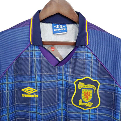 Camisa Escócia 1994/96 Azul Retrô