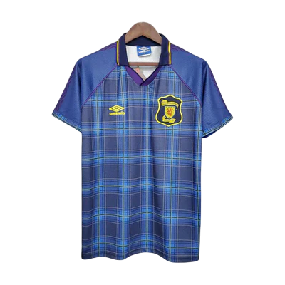 Camisa Escócia 1994/96 Azul Retrô
