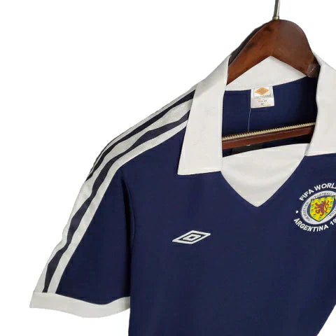 Camisa Escócia Retrô 1978 Azul - Umbro