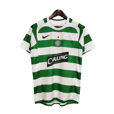 Camisa Celtic Retrô 2005/2006 Verde e Branca - Nike
