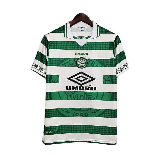 Camisa Celtic Retrô 1998/1999 Verde e Branca - Umbro