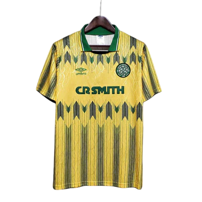 Camisa Celtic Retrô 1991/1992 Amarela e Verde - Umbro