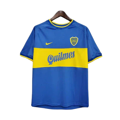 Camisa Boca Juniors Retrô 99/00 - Nike - Azul e Amarela