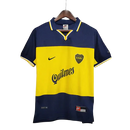 Camisa Boca Juniors Retrô 1999 Azul e Amarela - Nike