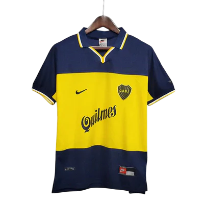 Camisa Boca Juniors Retrô 1999 Azul e Amarela - Nike