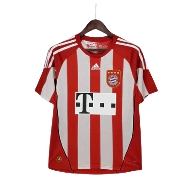 Camisa Bayern de Munique Retrô 2010/2011 Vermelha e Branca - Adidas