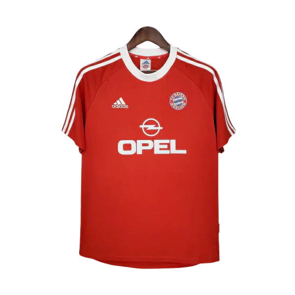 Camisa Bayern de Munique Retrô 2000/2001 Vermelha - Adidas