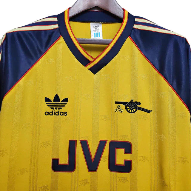 Camisa Arsenal Retrô 1988/1989 Amarela - Adidas