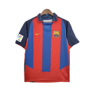 Camisa Barcelona Retrô 2003/2004 Azul e Grená - Nike