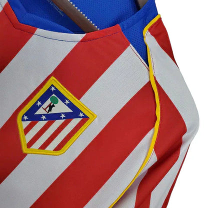 Camisa Atlético de Madrid 2004/05 Vermelha e Branca Retrô