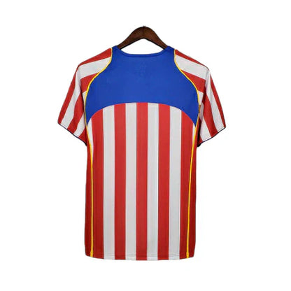Camisa Atlético de Madrid 2004/05 Vermelha e Branca Retrô