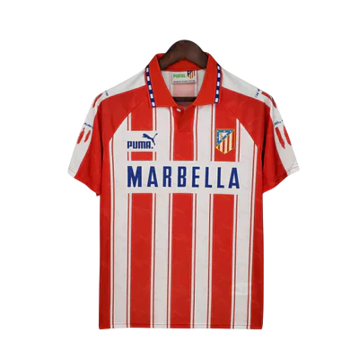 Camisa Atlético de Madrid Retrô 1994/1995 Branca e Vermelha - Puma
