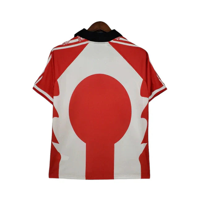 Camisa Athletic Bilbao Retrô 1997/1998 Vermelha e Branca - Kappa