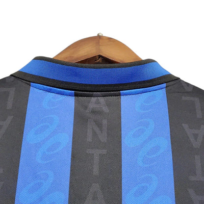 Camisa Atalanta 1996/97 Asics Azul Retrô