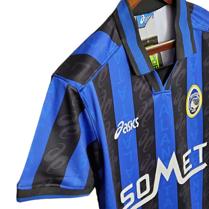 Camisa Atalanta 1996/97 Asics Azul Retrô
