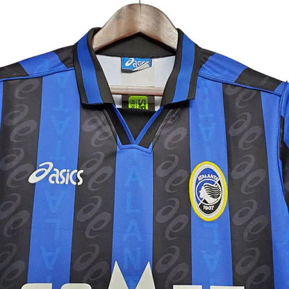 Camisa Atalanta 1996/97 Asics Azul Retrô