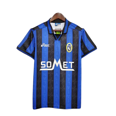 Camisa Atalanta 1996/97 Asics Azul Retrô