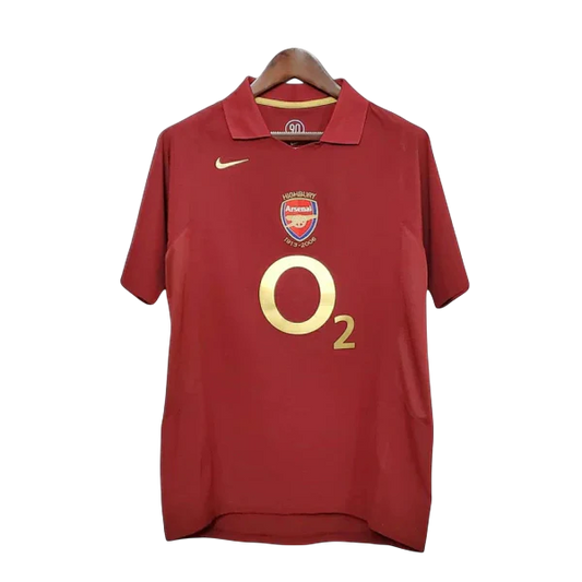 Camisa Arsenal Retrô 2005/2006 Vinho - Nike