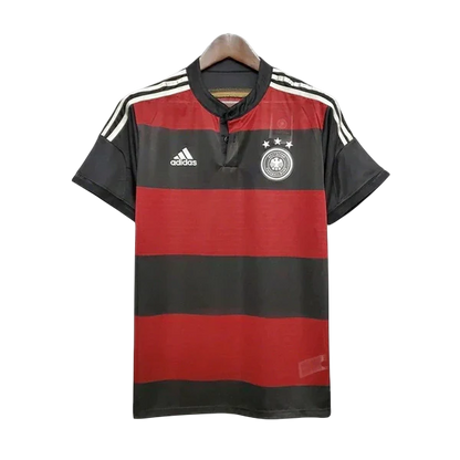 Camisa Alemanha 2014 Preto e Vermelha Retrô