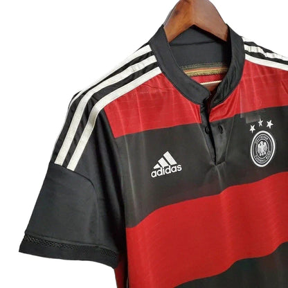 Camisa Alemanha 2014 Preto e Vermelha Retrô