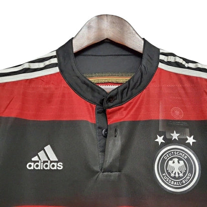 Camisa Alemanha 2014 Preto e Vermelha Retrô