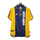Camisa Ajax Retrô 2000/2001 Azul e Amarela - Adidas