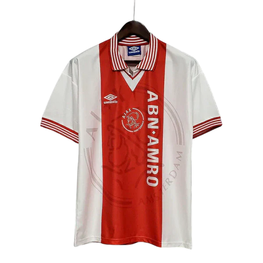 Camisa Ajax Retrô 1995/1996 Vermelha e Branca - Umbro