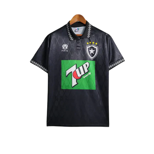 Camisa Botafogo Titular 1995/96 - Versão Retrô Preta 7UP