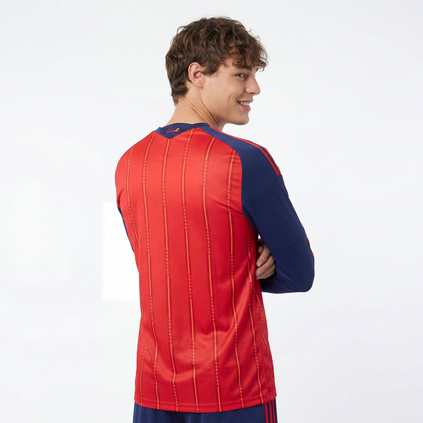 Camisa Manga Longa Espanha Home 2026 - Torcedor Masculina