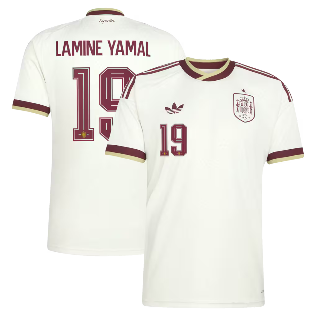 Camisa Espanha Away Copa 2026 - #19 Lamine Yamal - Torcedor