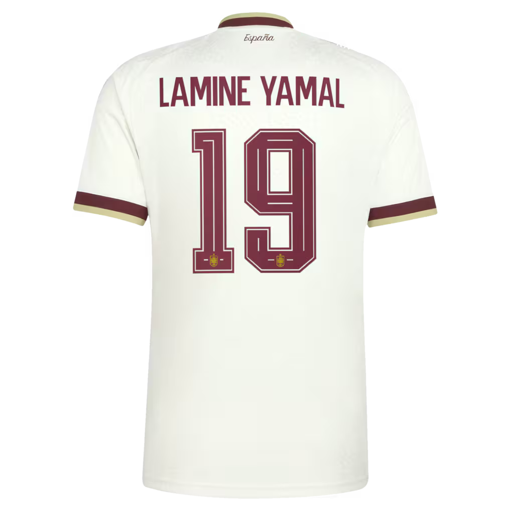 Camisa Espanha Away Copa 2026 - #19 Lamine Yamal - Torcedor
