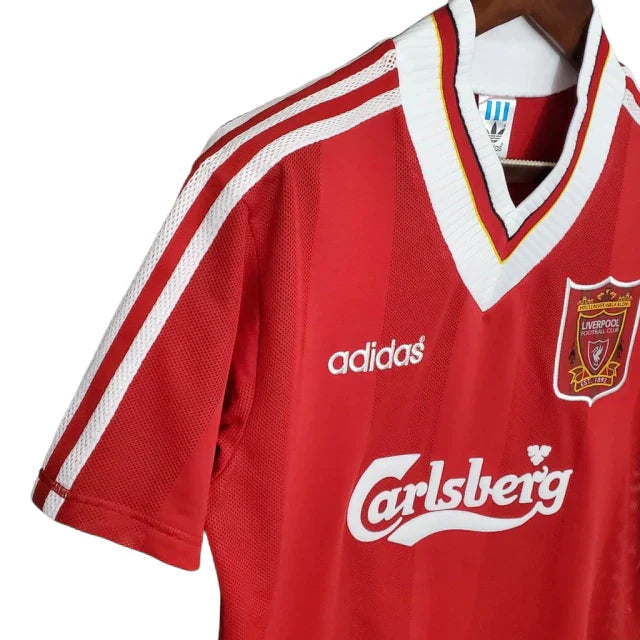 Camisa Liverpool Retrô 1996/1997 Vermelha e Branca - Adidas