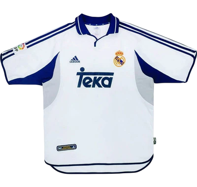 Camisa Real Madrid I Home 2000/01 Adidas Retrô